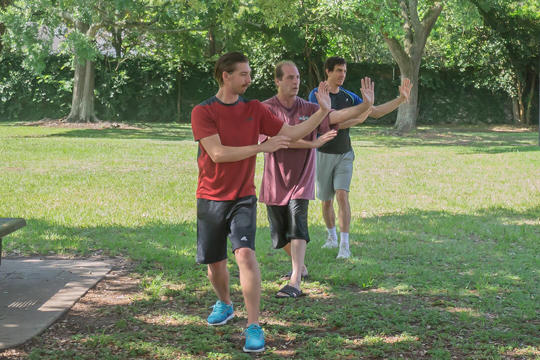 How to do the Bagua Coiling Dragon Stance